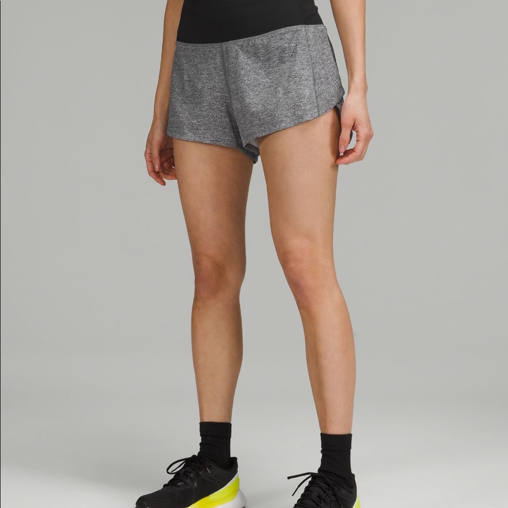 Speed up high rise lined shorts 2.5 inch